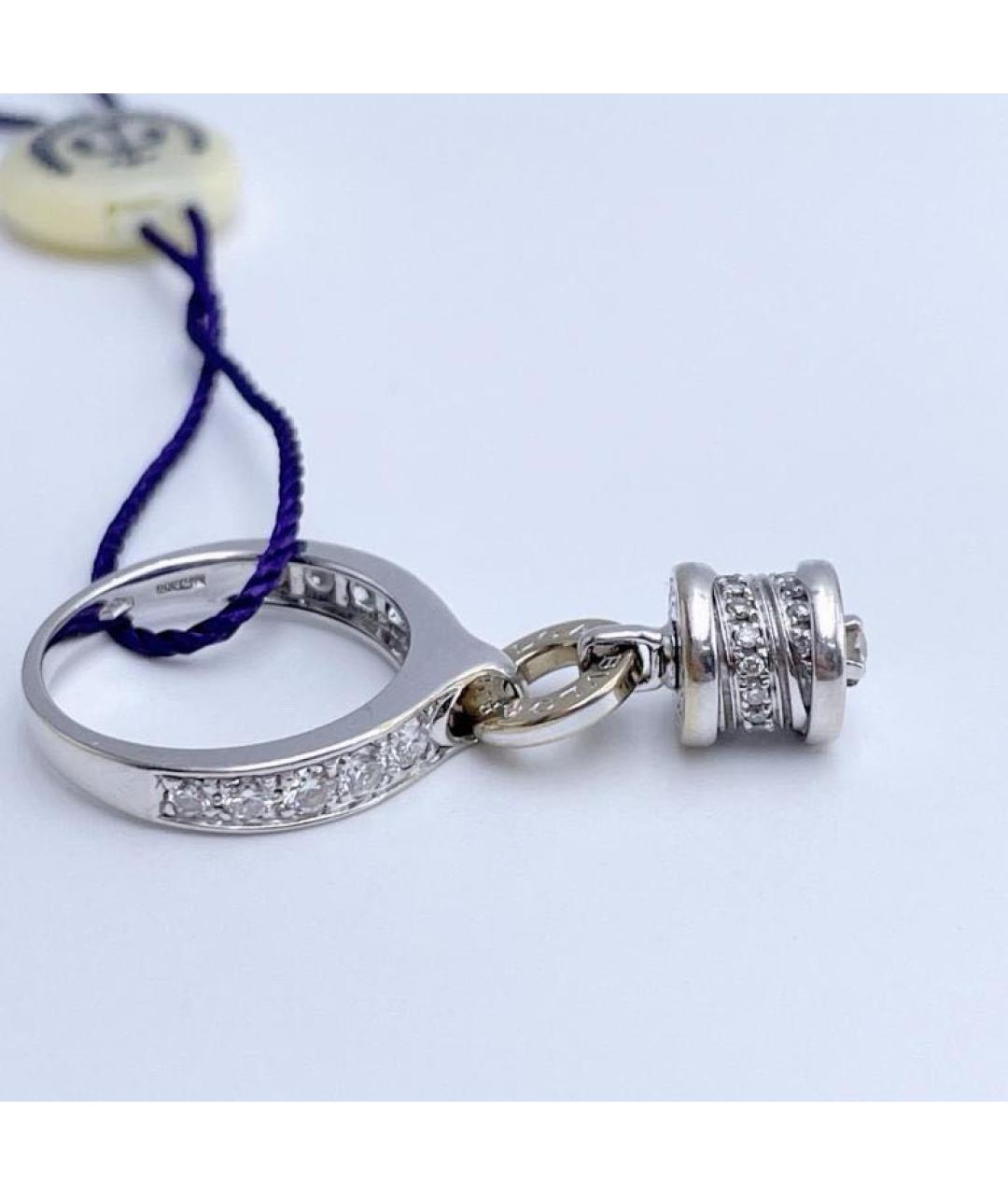 BVLGARI Серебряное кольцо из белого золота, фото 4