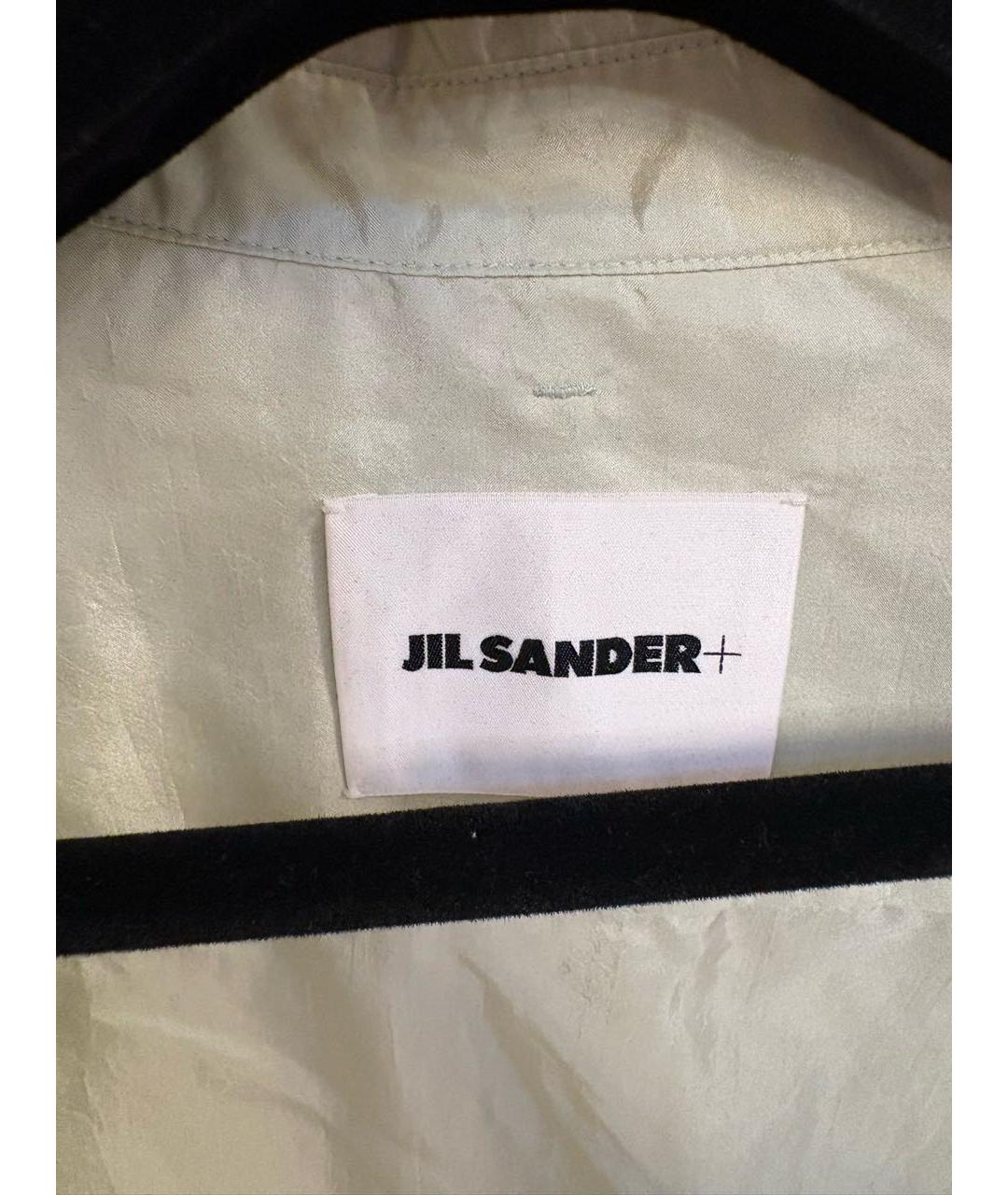 JIL SANDER Зеленая полиамидовая рубашка, фото 4