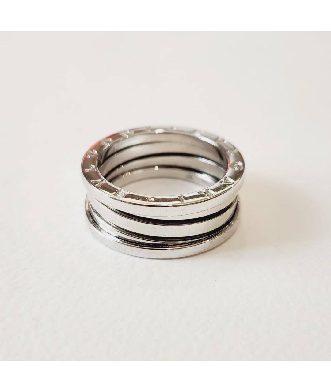BVLGARI Серебряное кольцо из белого золота, фото 4