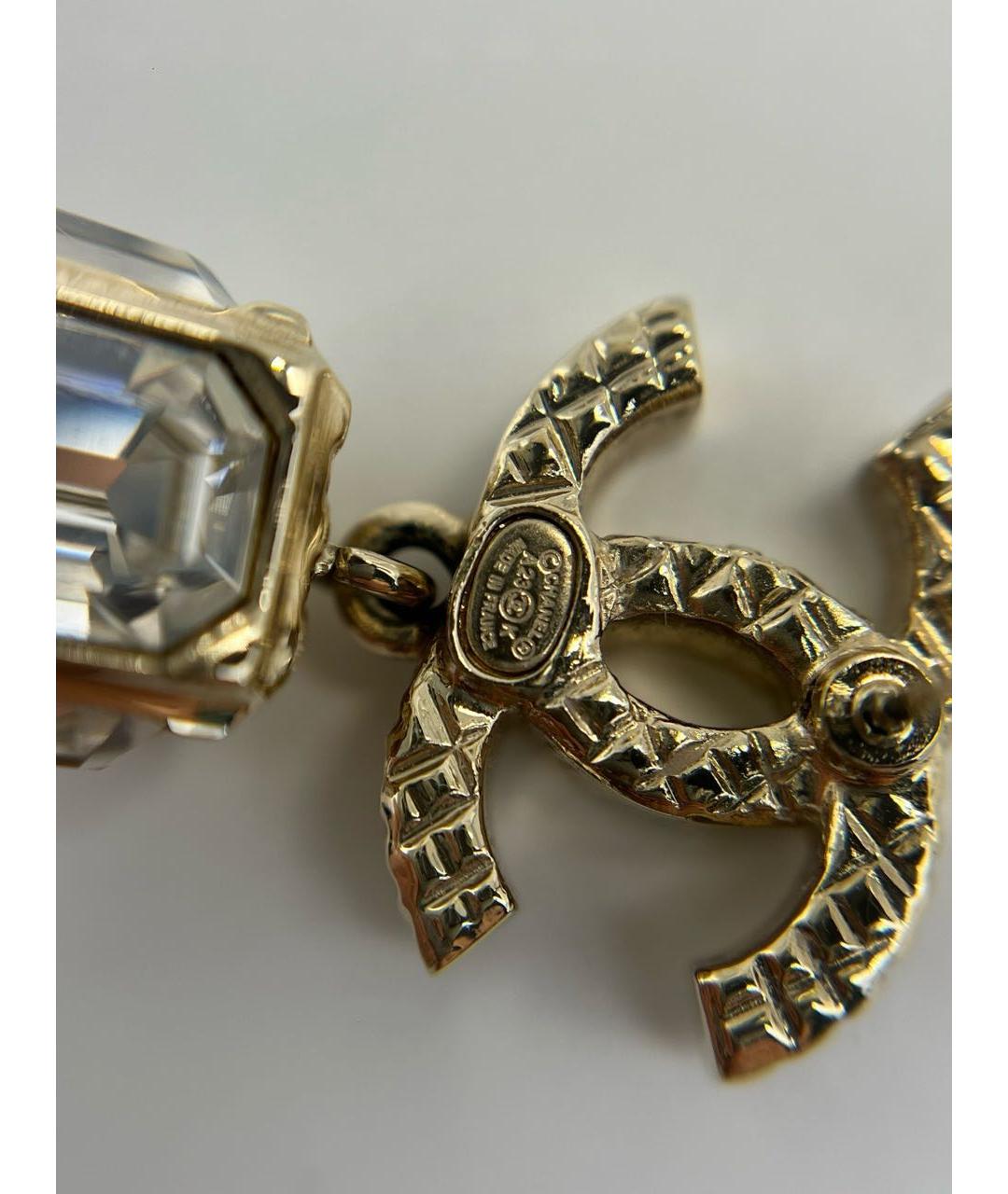 CHANEL Золотые серьги, фото 3