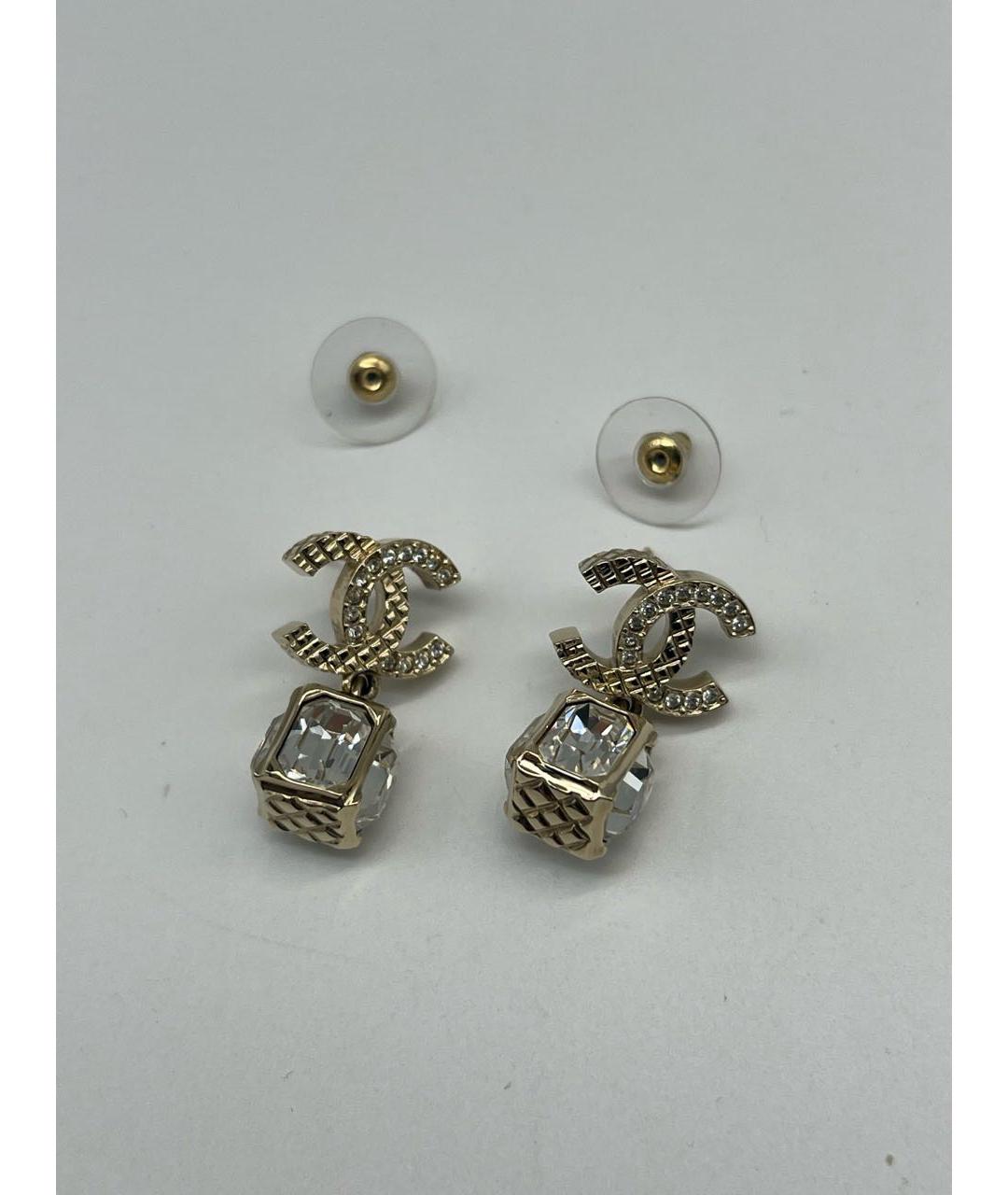 CHANEL Золотые серьги, фото 8
