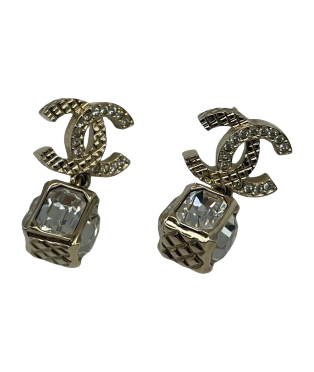 CHANEL Золотые серьги, фото 1