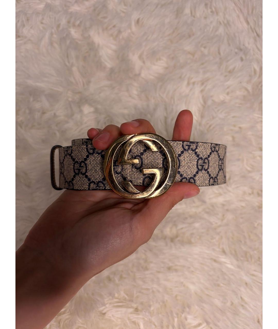 GUCCI Бежевый ремень, фото 5