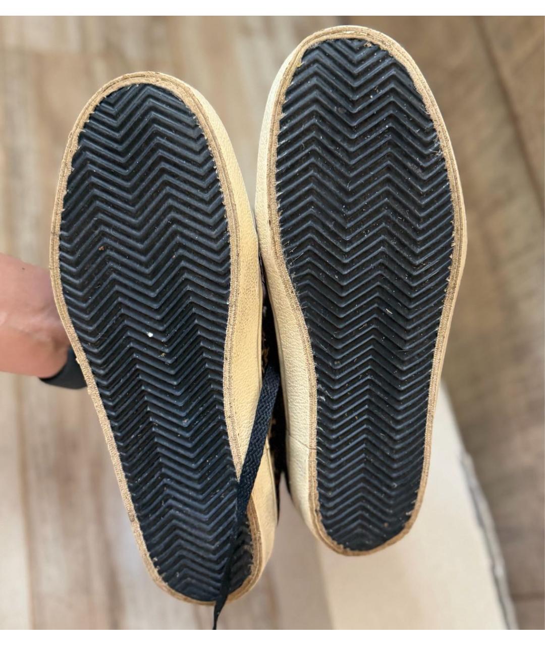 GOLDEN GOOSE Коричневые кожаные кеды, фото 7