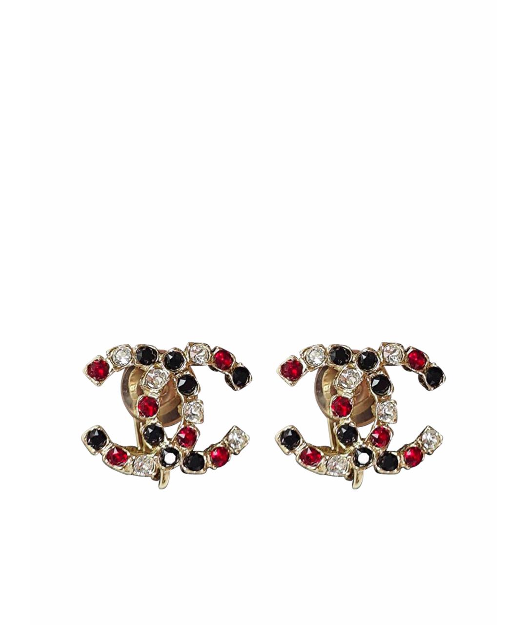 CHANEL Золотые серьги, фото 1