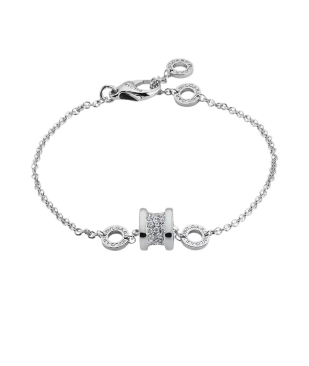 BVLGARI Серебряный браслет из белого золота, фото 1