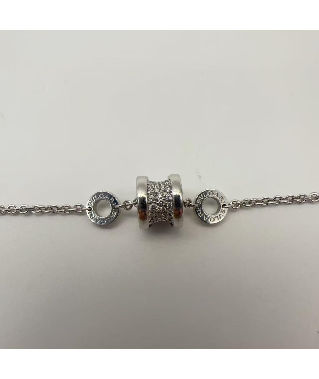 BVLGARI Серебряный браслет из белого золота, фото 3