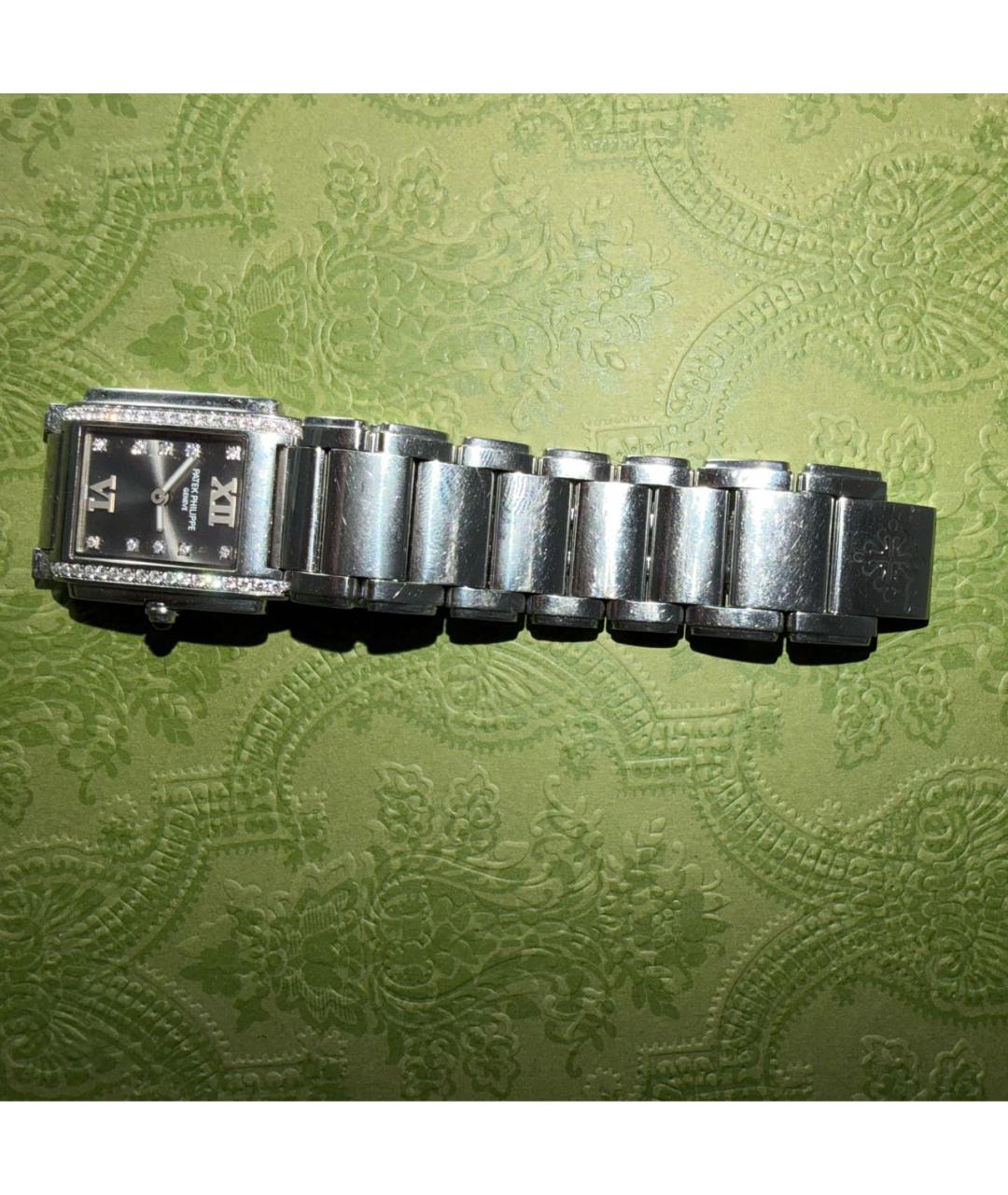 PATEK PHILIPPE Серебряные часы из белого золота, фото 3