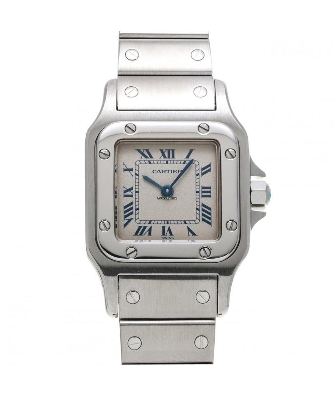 CARTIER Серебряные часы, фото 1