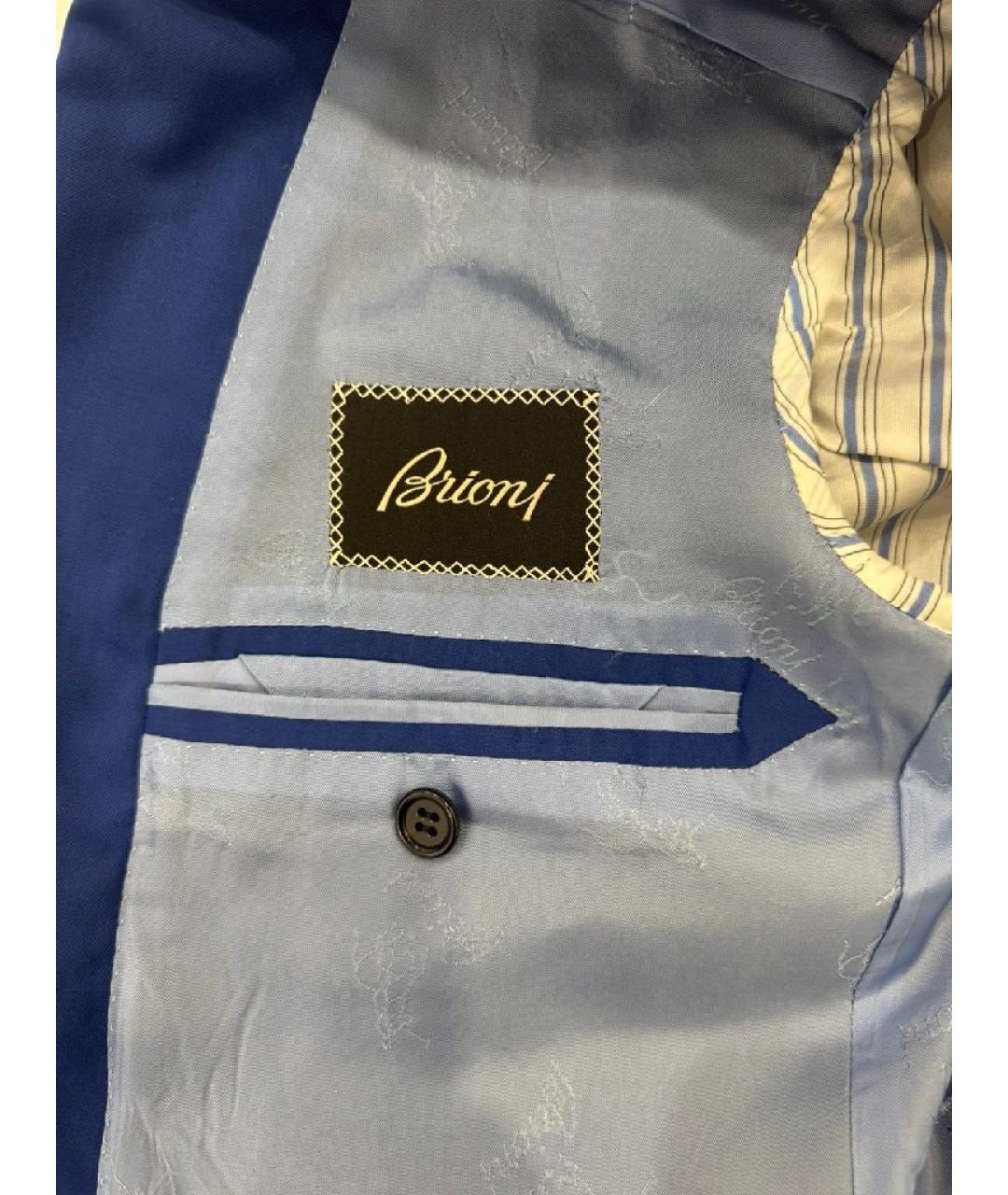 BRIONI Синий классический костюм, фото 6