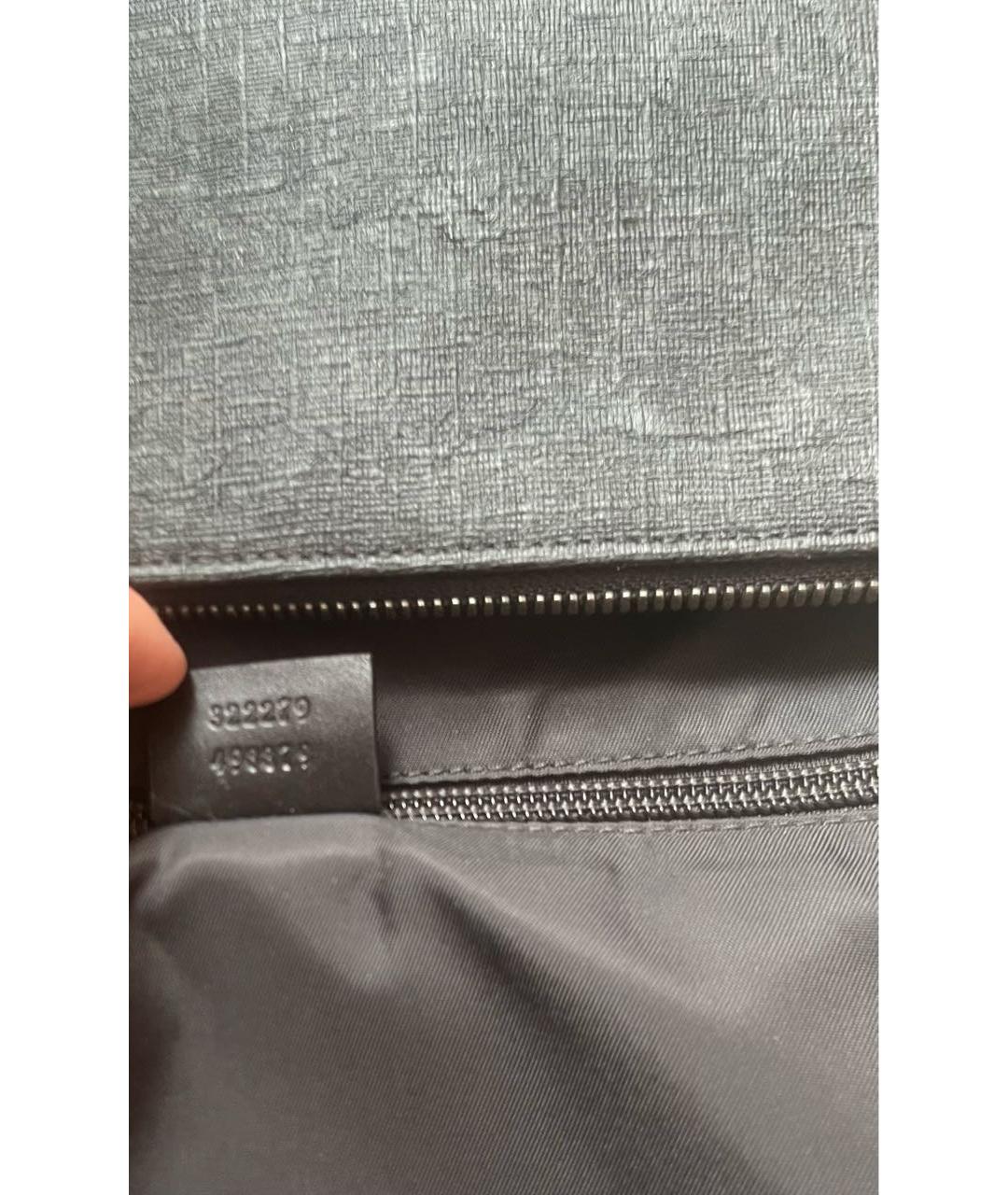 GUCCI Антрацитовая сумка на плечо, фото 7