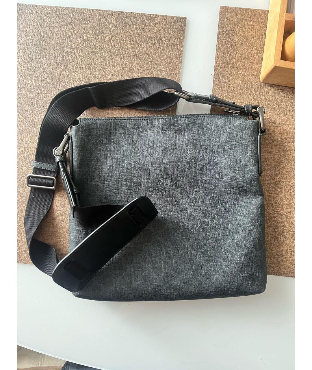GUCCI Антрацитовая сумка на плечо, фото 2