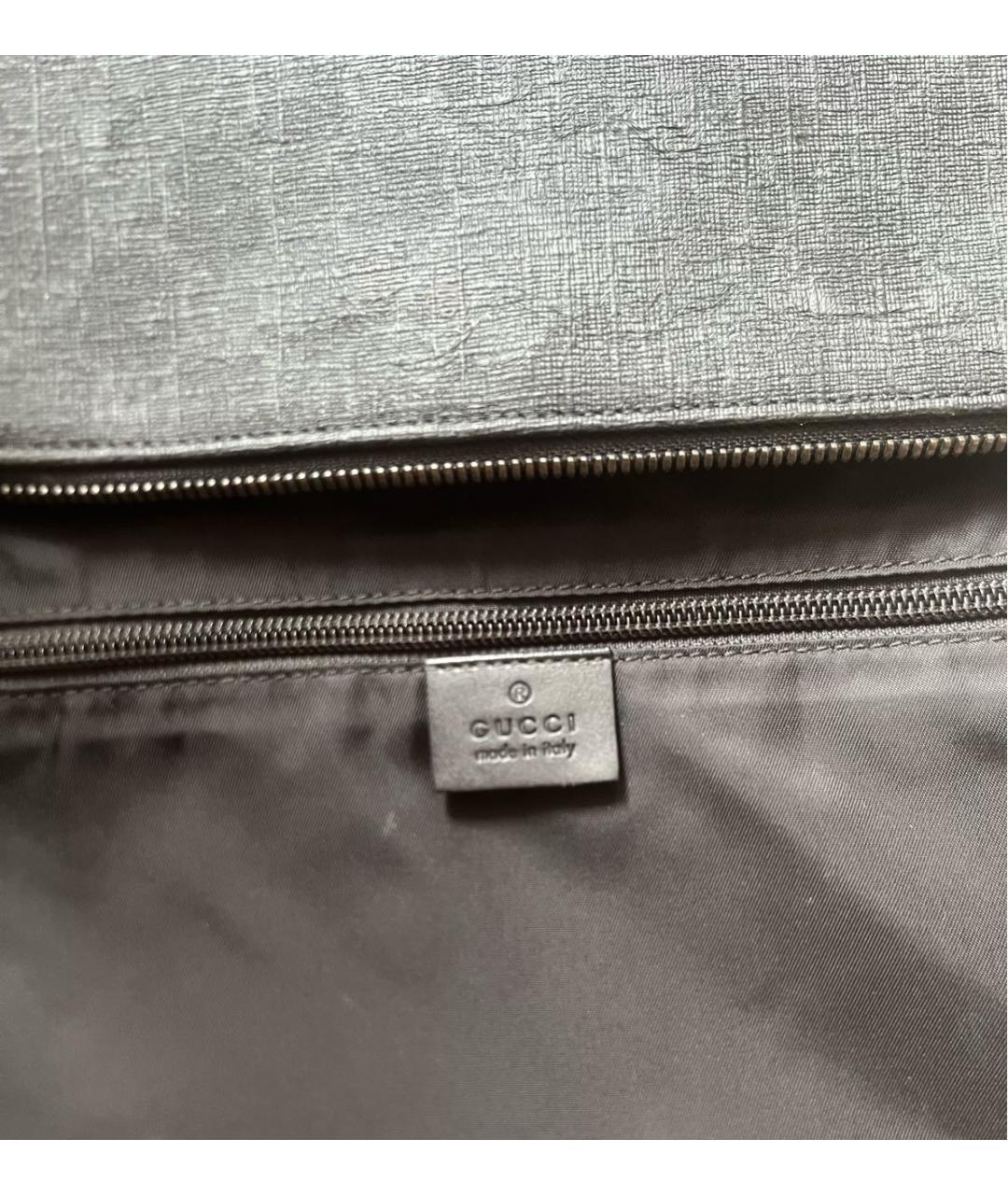 GUCCI Антрацитовая сумка на плечо, фото 6