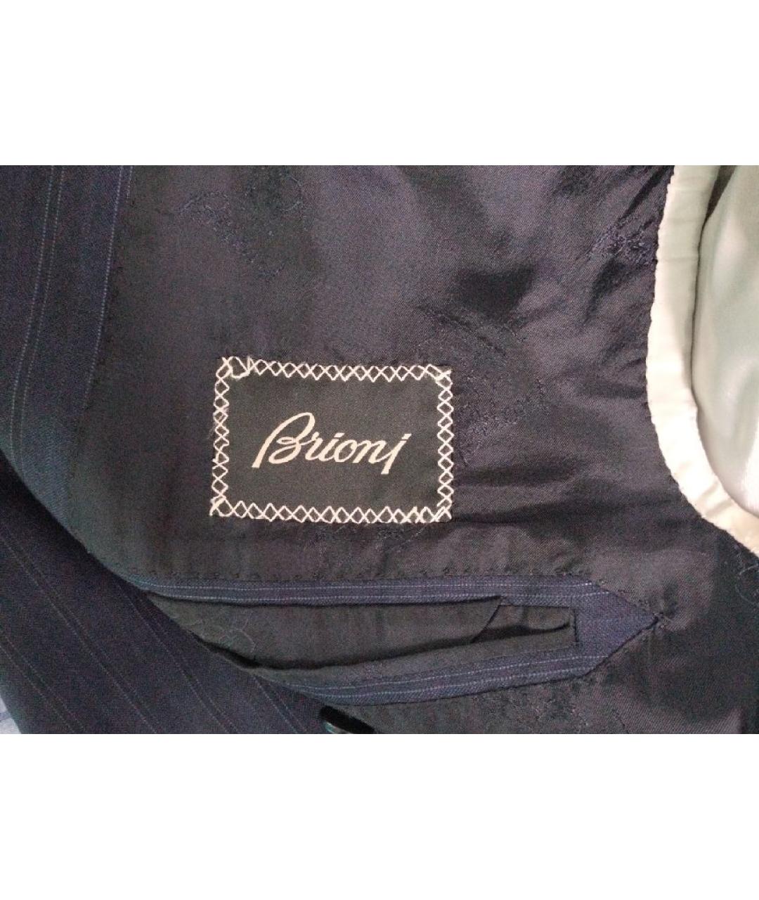 BRIONI Темно-синий классический костюм, фото 5