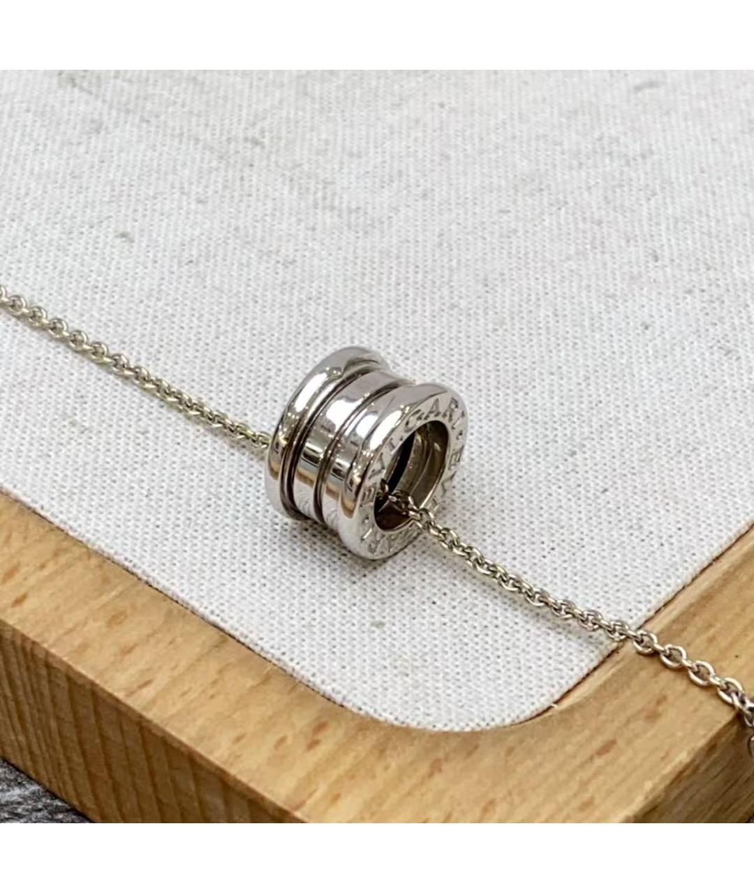 BVLGARI Серебряное колье из белого золота, фото 5
