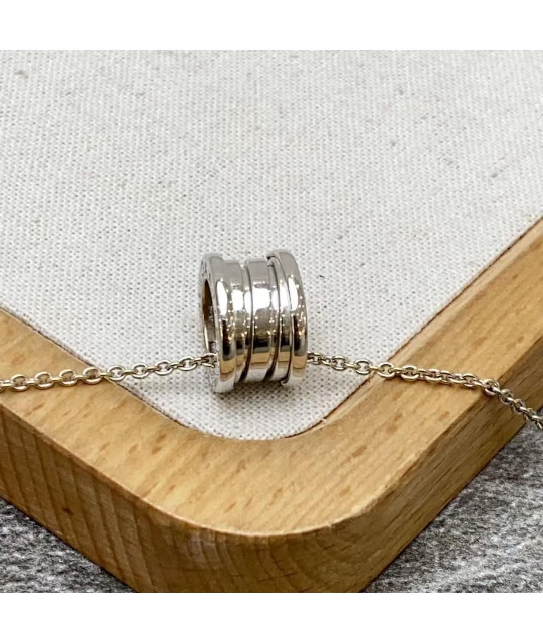 BVLGARI Серебряное колье из белого золота, фото 4