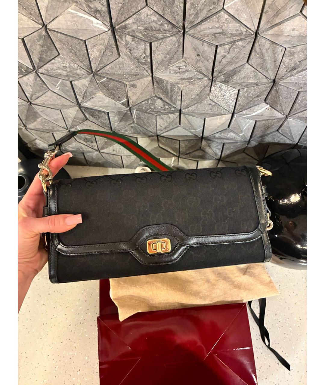 GUCCI Черная сумка через плечо, фото 6