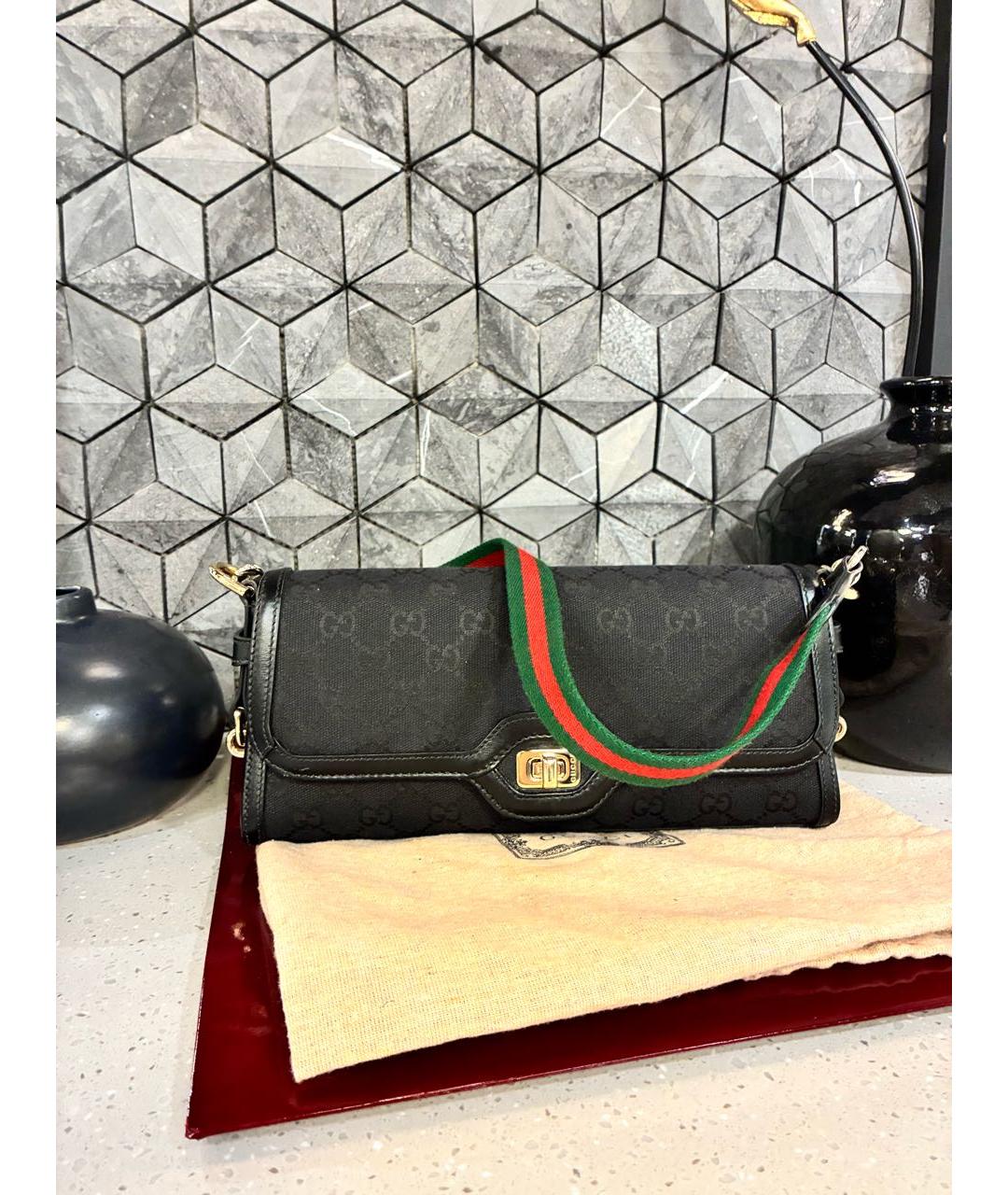 GUCCI Черная сумка через плечо, фото 2