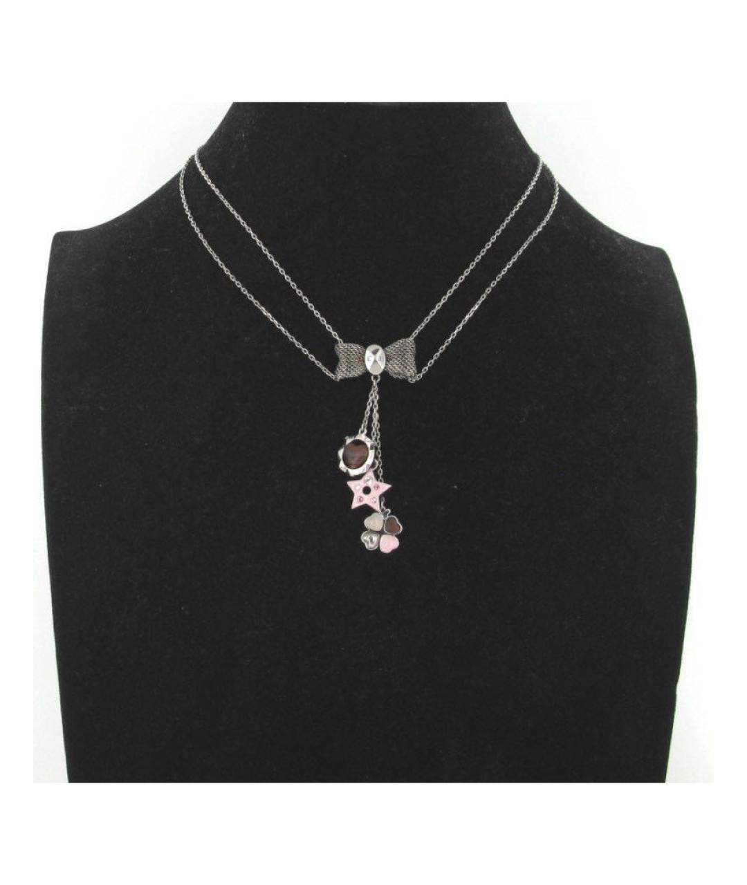 CHRISTIAN DIOR Серебряное колье, фото 2