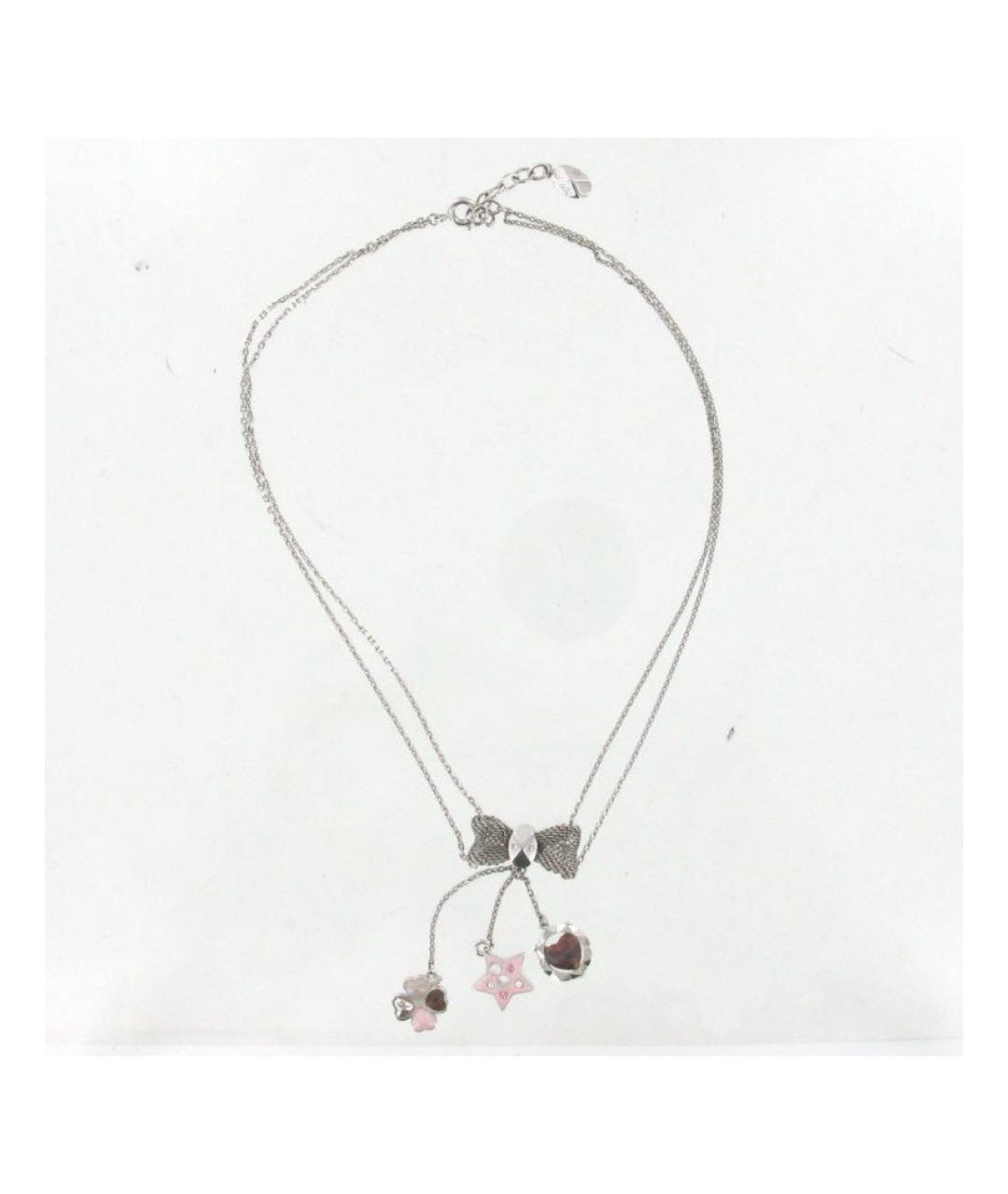 CHRISTIAN DIOR Серебряное колье, фото 9