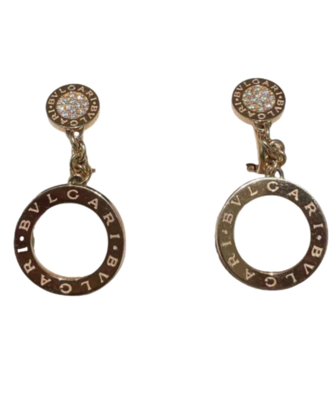 BVLGARI Золотые серьги из желтого золота, фото 1