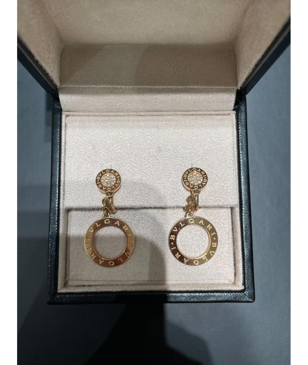 BVLGARI Золотые серьги из желтого золота, фото 3
