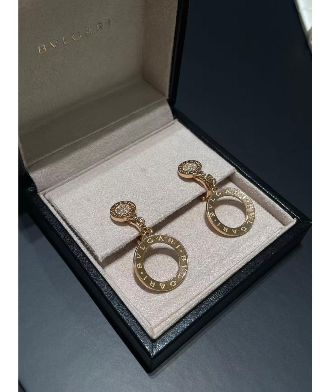 BVLGARI Золотые серьги из желтого золота, фото 5