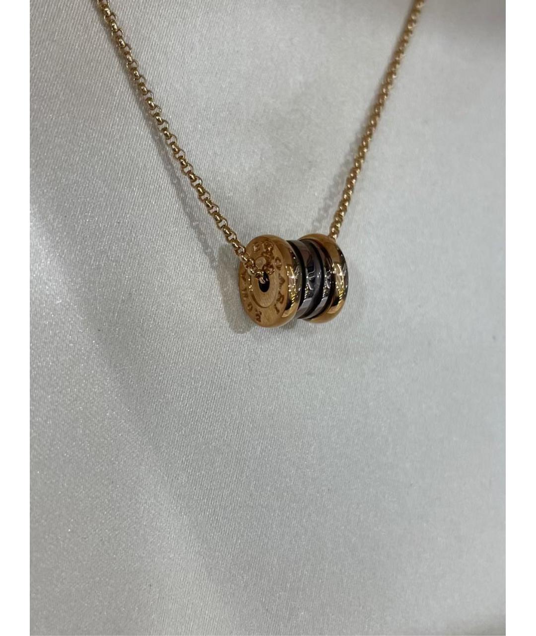 BVLGARI Золотое колье из желтого золота, фото 2