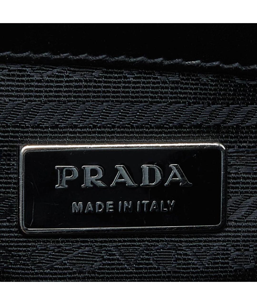 PRADA Черная сумка с короткими ручками, фото 7