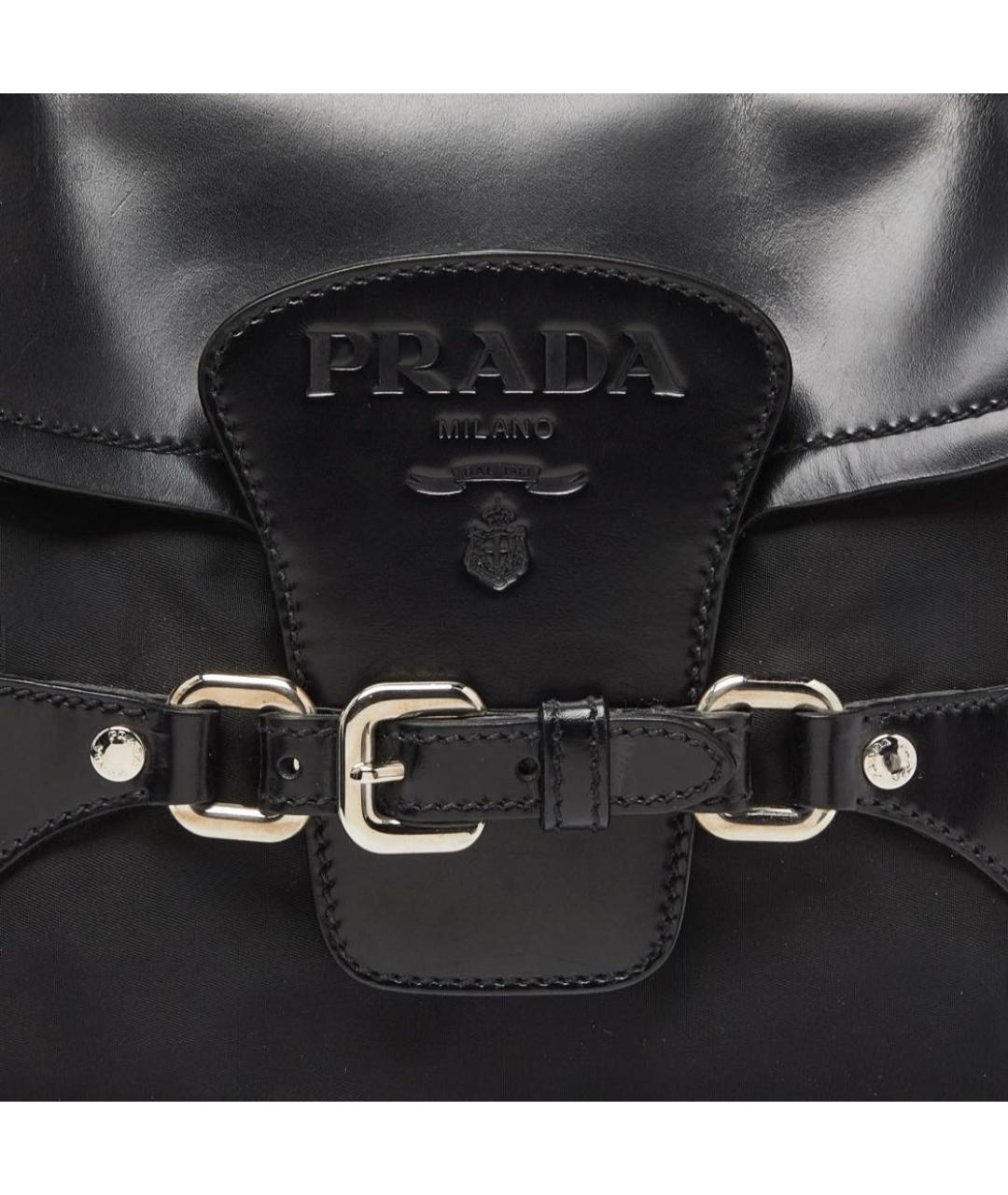 PRADA Черная сумка с короткими ручками, фото 4