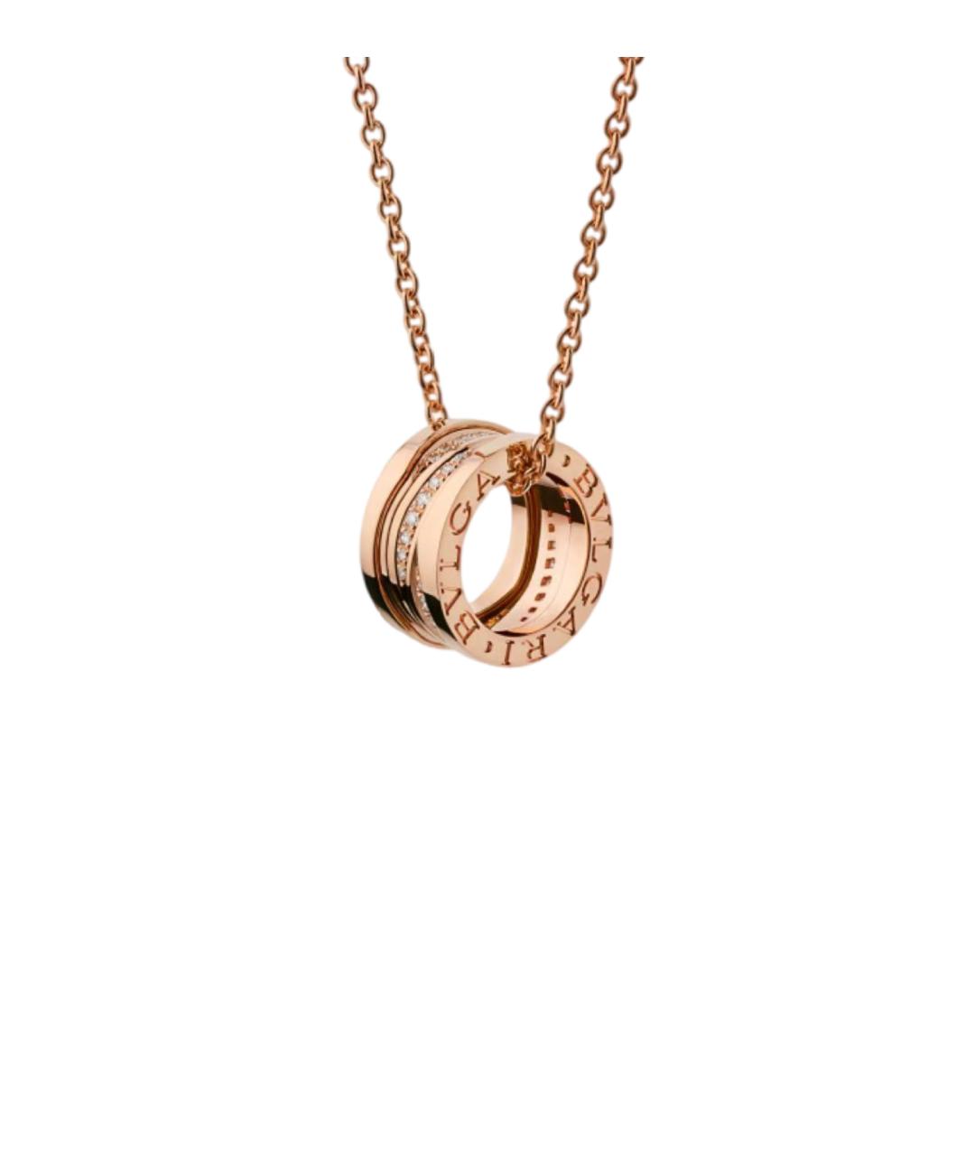 BVLGARI Золотое колье из розового золота, фото 5
