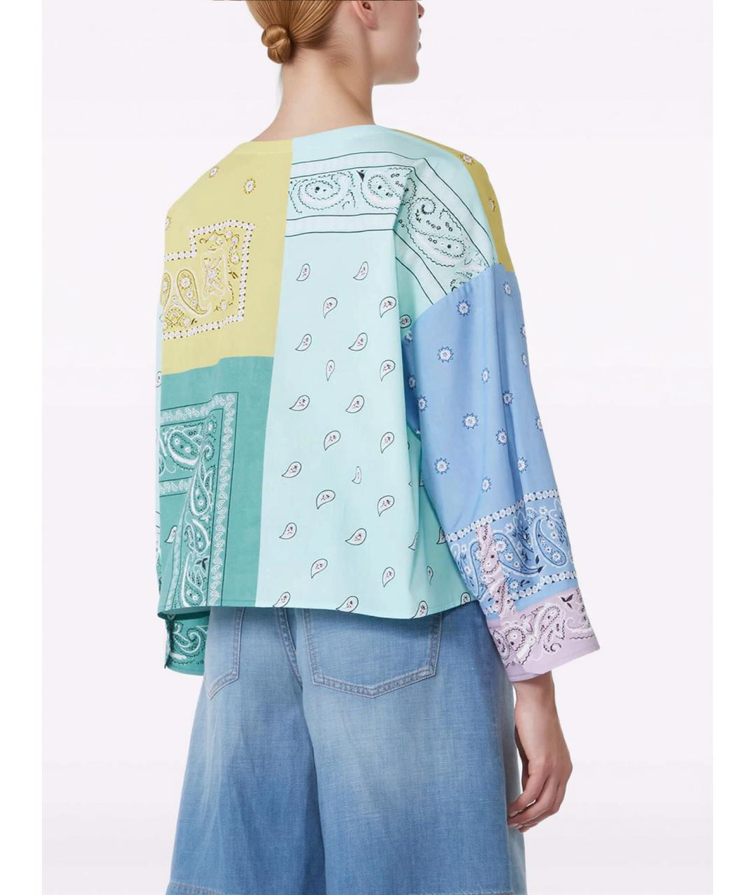WEEKEND MAX MARA Мульти хлопковая рубашка, фото 5