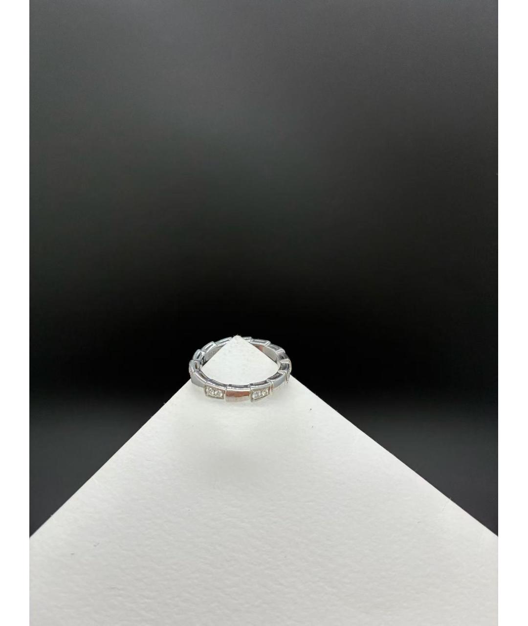 BVLGARI Серебряное кольцо из белого золота, фото 4
