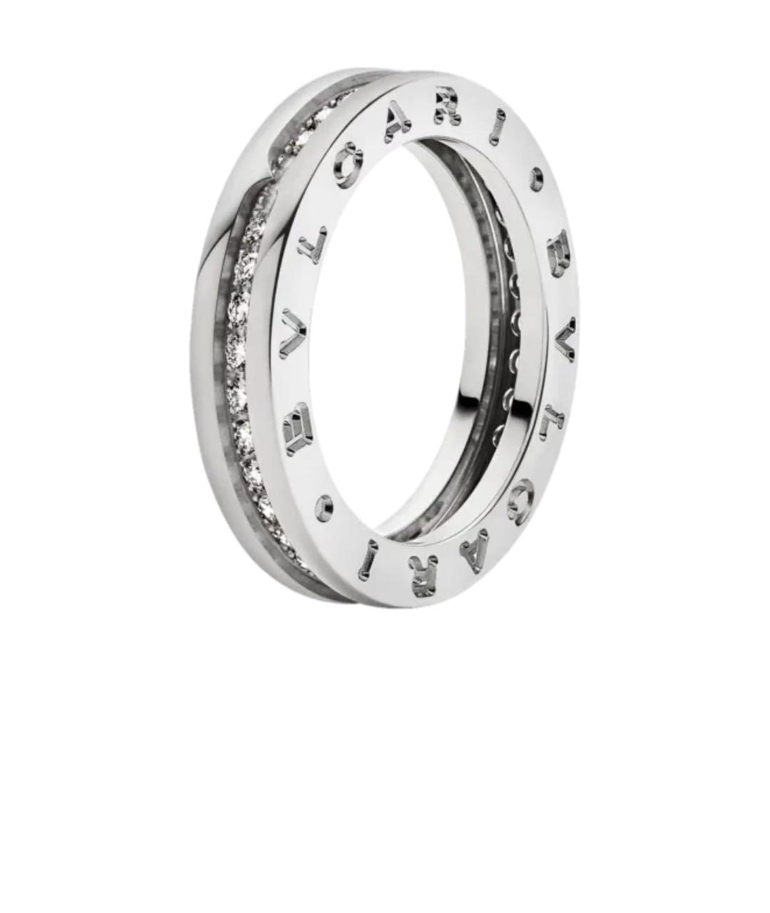 BVLGARI Серебряное кольцо из белого золота, фото 1