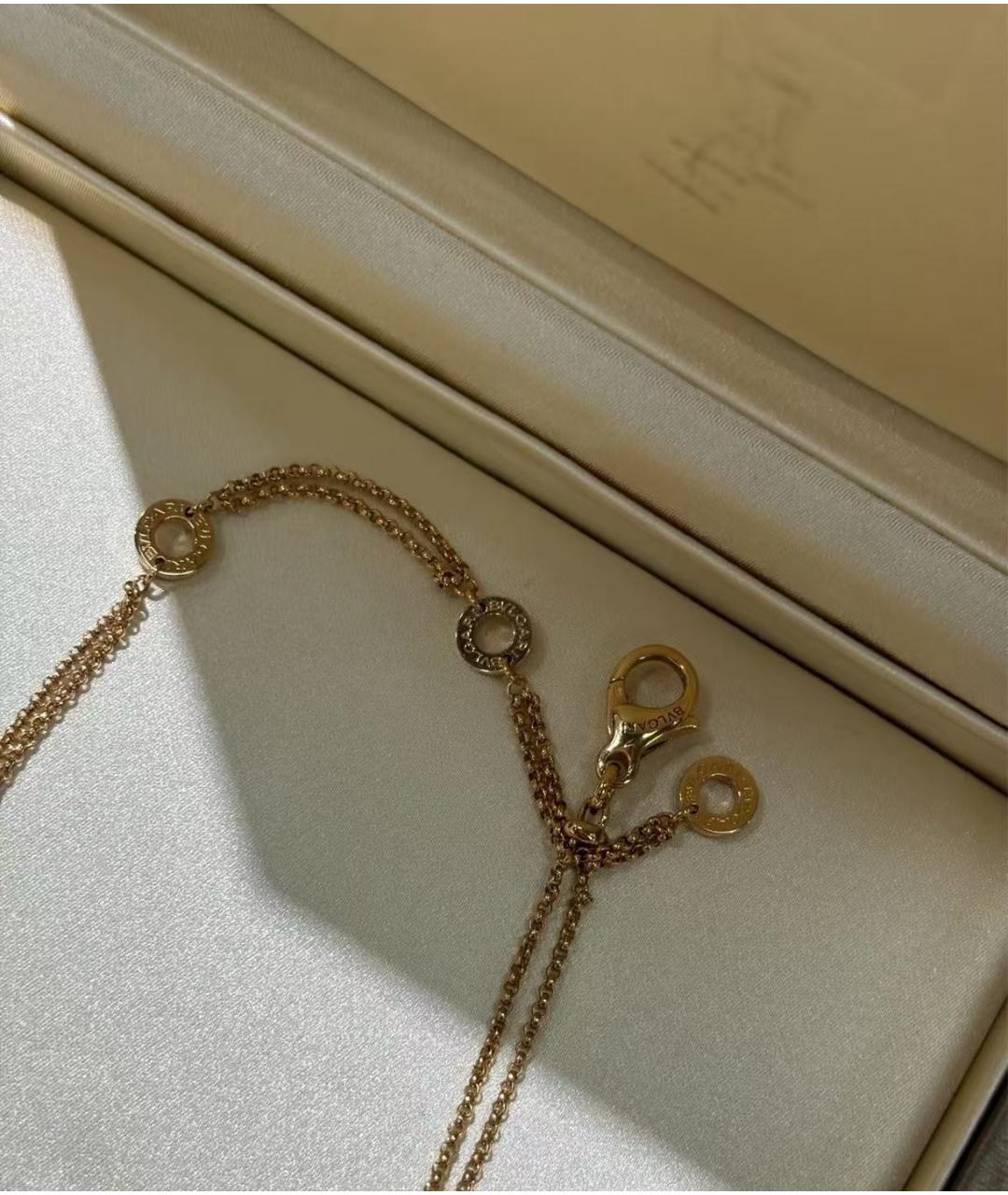 BVLGARI Золотое колье из розового золота, фото 6
