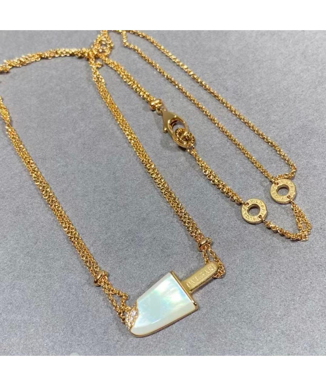 BVLGARI Золотое колье из розового золота, фото 2