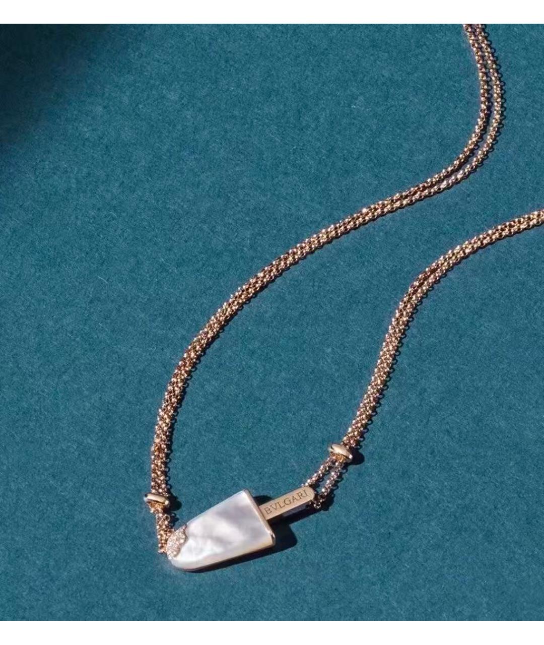 BVLGARI Золотое колье из розового золота, фото 4