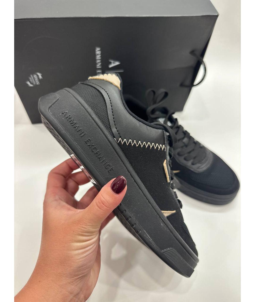 ARMANI EXCHANGE Черные кеды, фото 4
