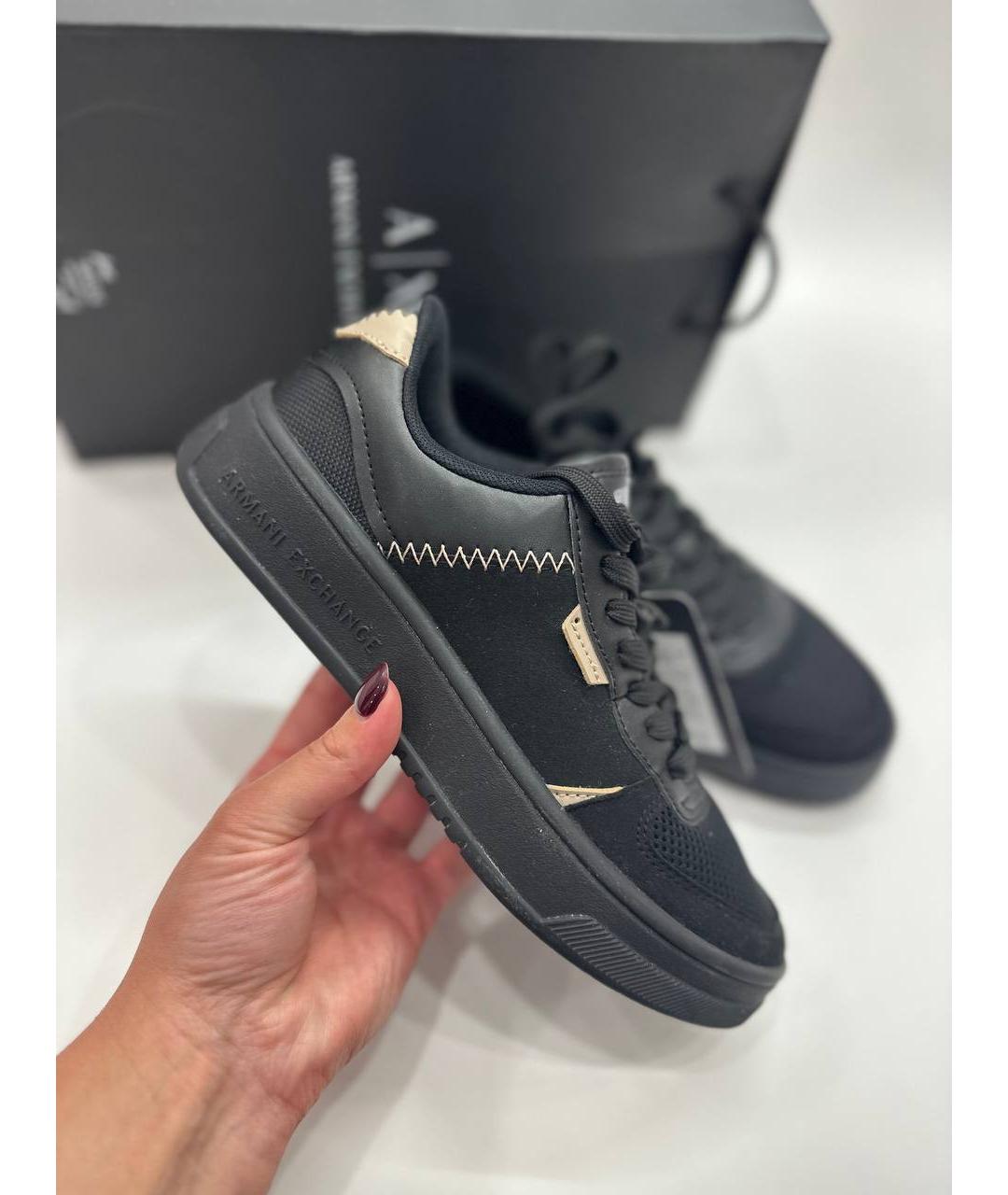 ARMANI EXCHANGE Черные кеды, фото 6