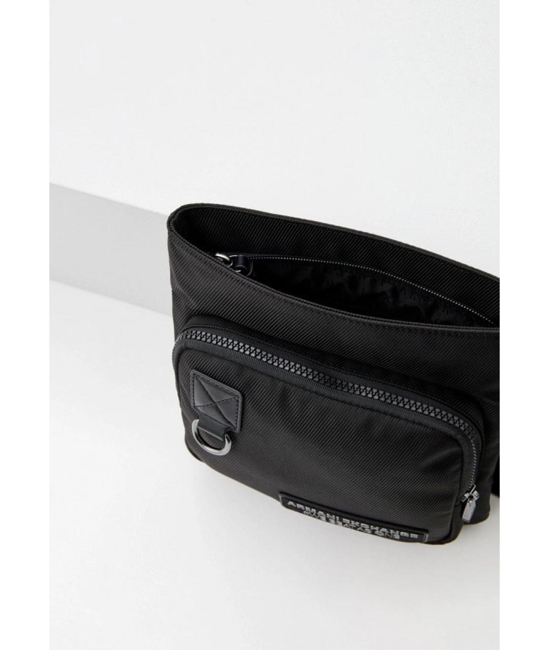 ARMANI EXCHANGE Черная сумка на плечо, фото 4