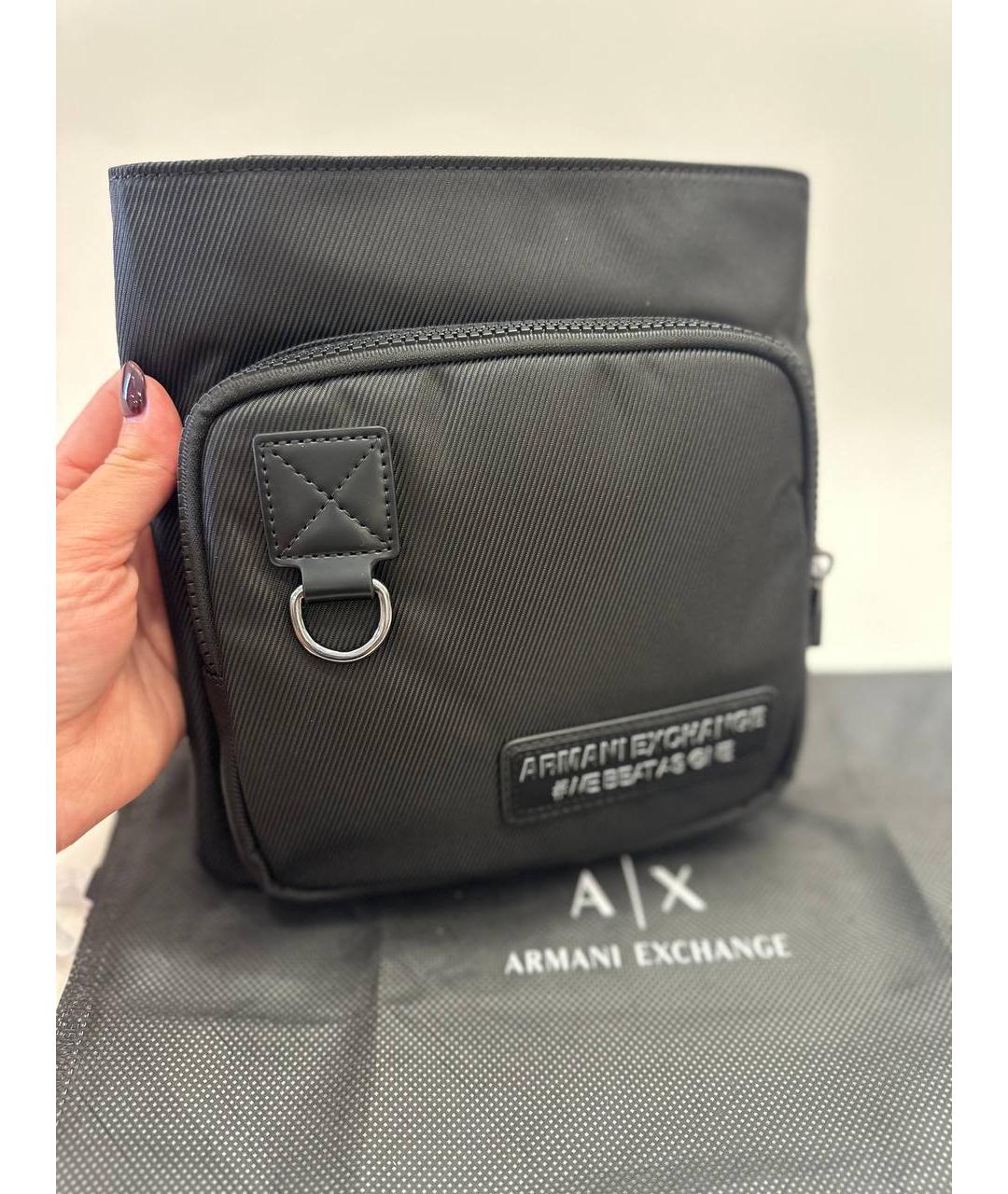ARMANI EXCHANGE Черная сумка на плечо, фото 5