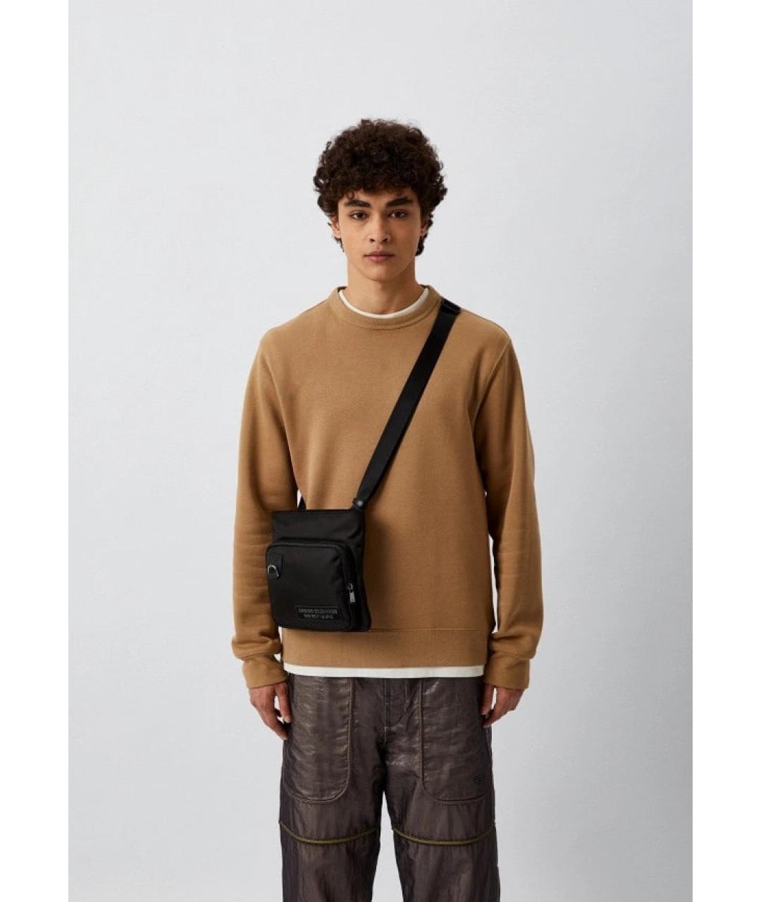 ARMANI EXCHANGE Черная сумка на плечо, фото 2
