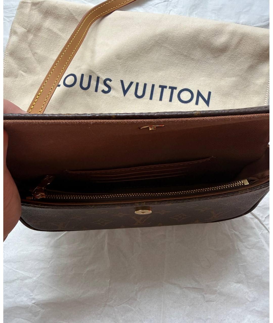 LOUIS VUITTON Коричневая сумка через плечо, фото 5