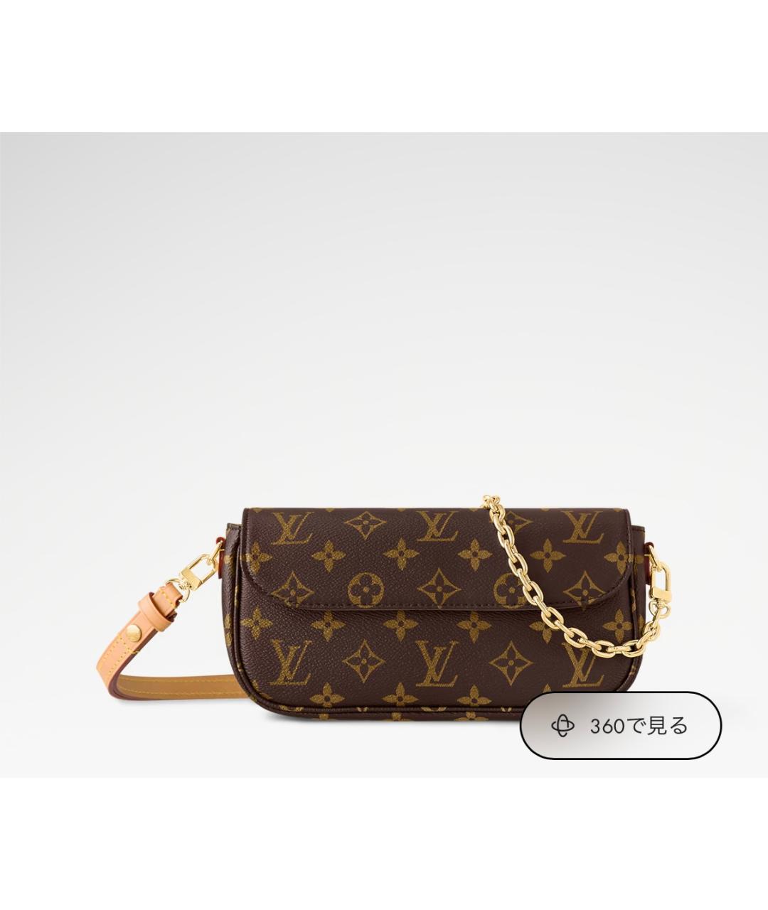 LOUIS VUITTON Коричневая сумка через плечо, фото 8