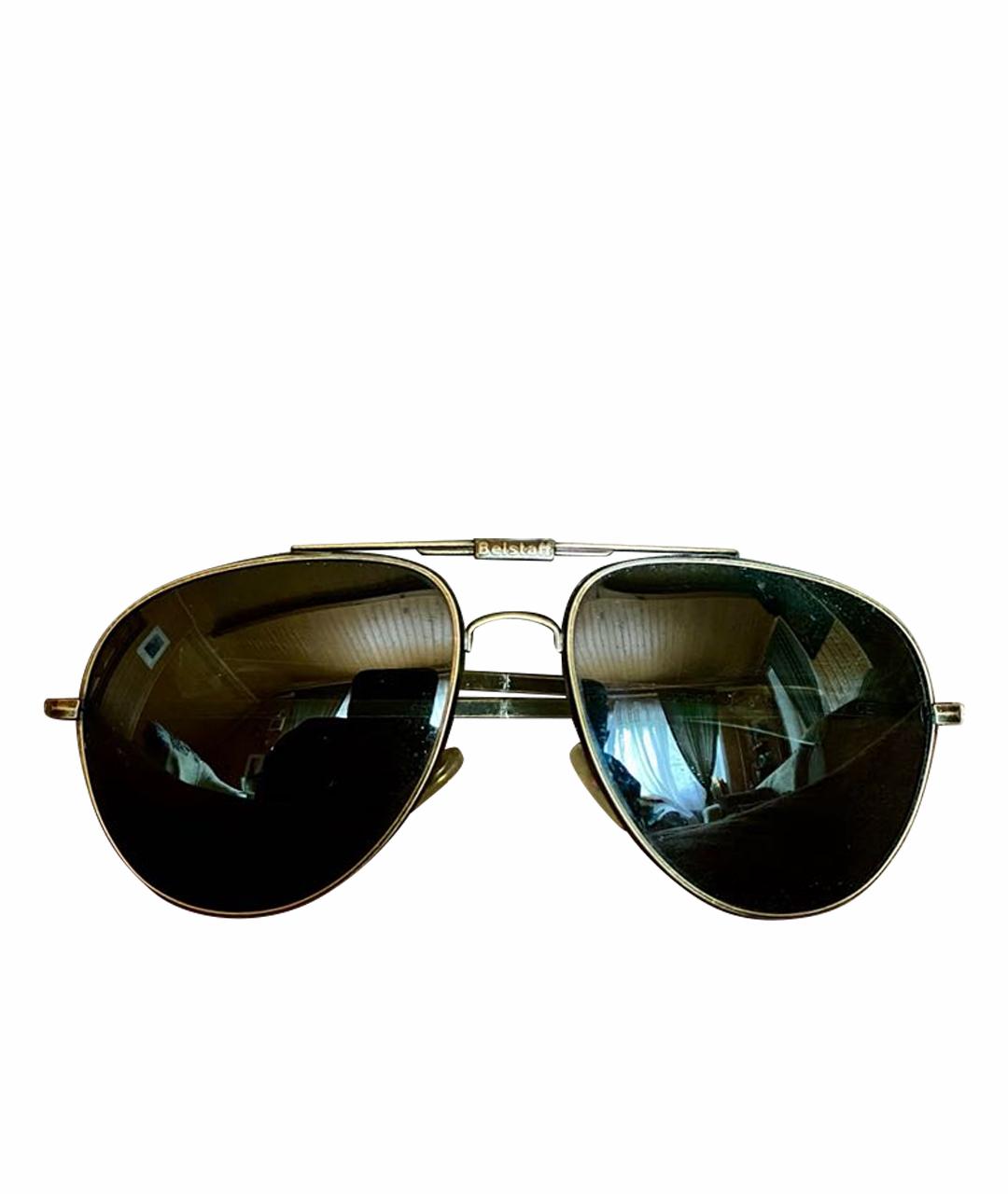 BELSTAFF Хаки металлические солнцезащитные очки, фото 1