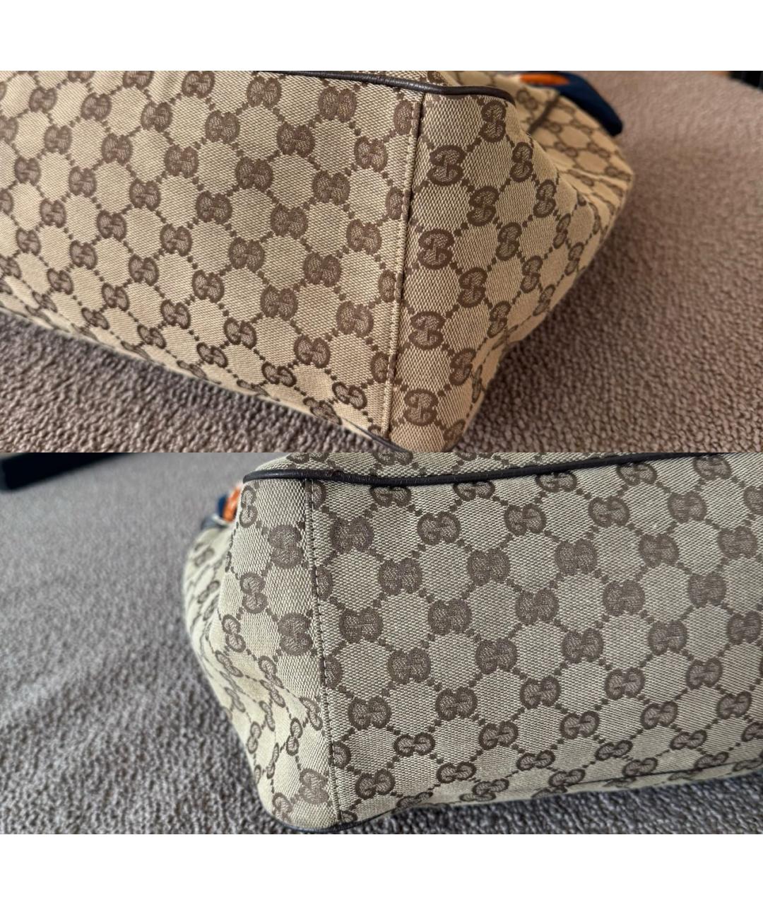 GUCCI Бежевая сумка тоут, фото 5