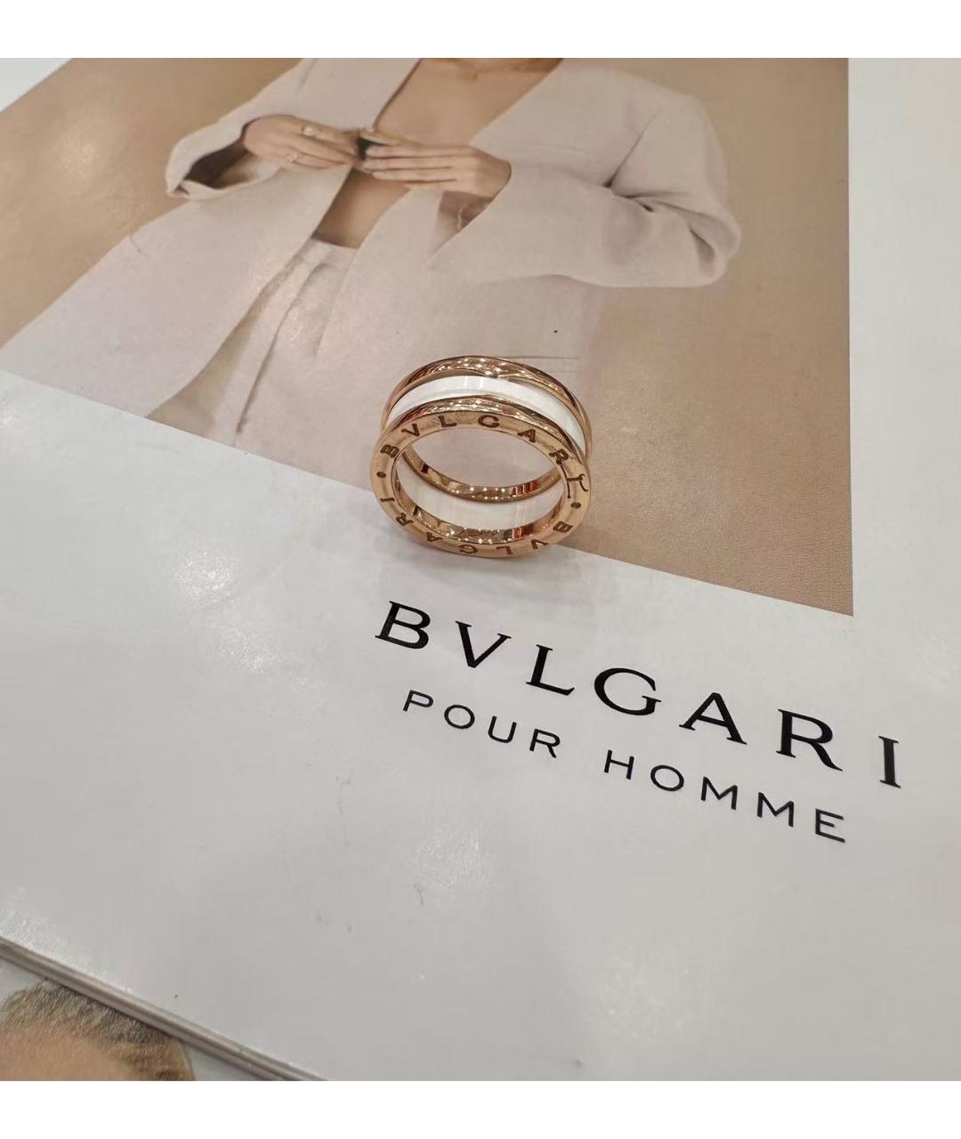 BVLGARI Белое кольцо, фото 2