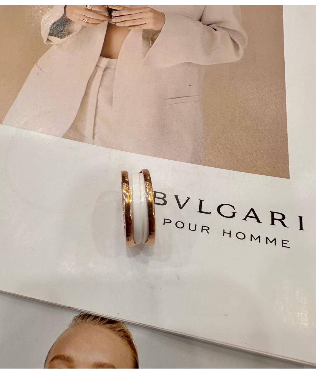BVLGARI Белое кольцо, фото 4