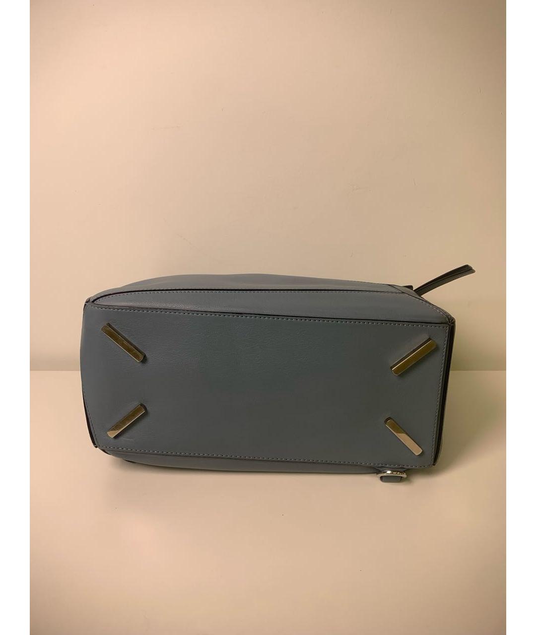 LOEWE Бирюзовая замшевая сумка через плечо, фото 3