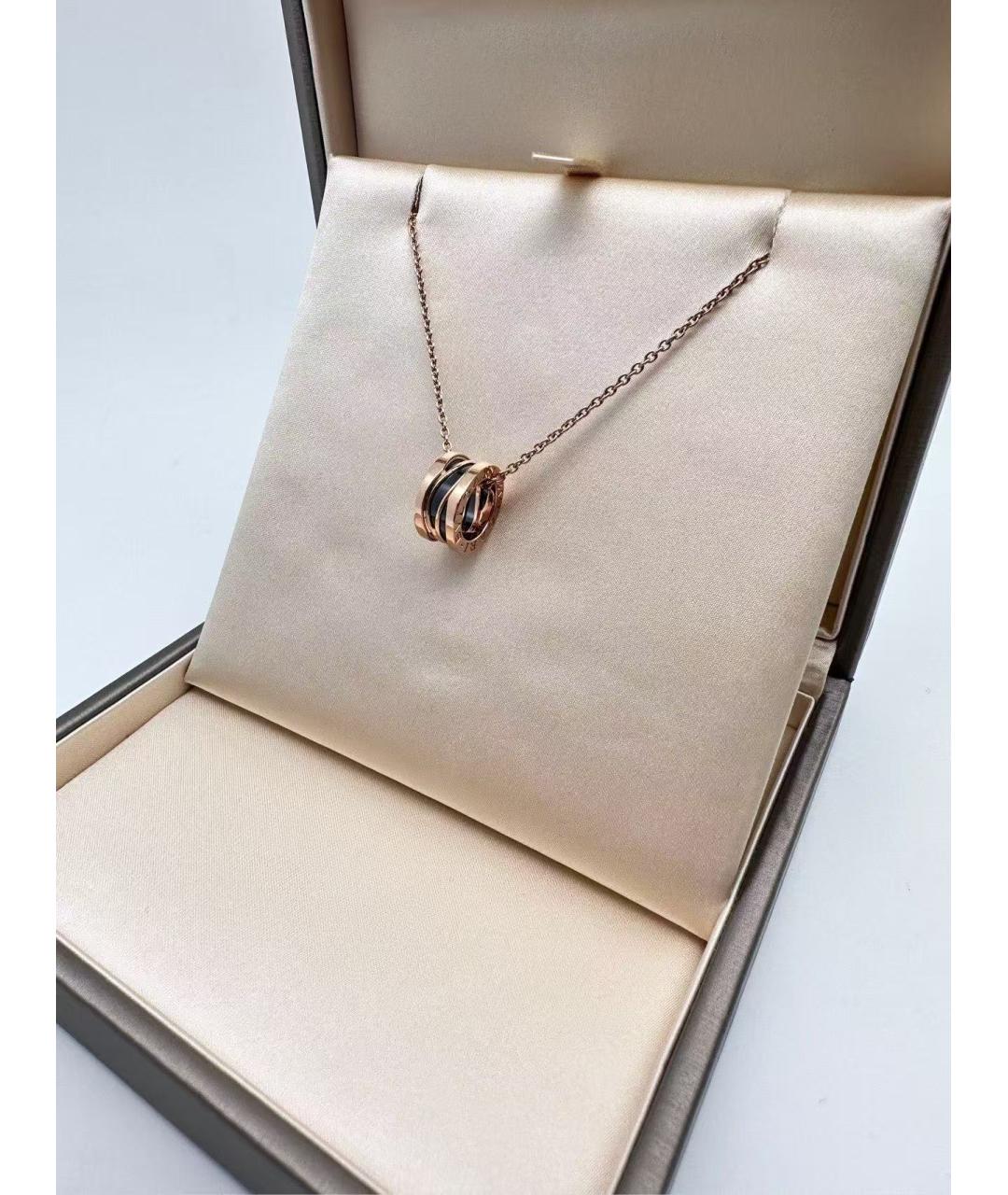 BVLGARI Золотая подвеска из розового золота, фото 4